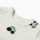 Платье Bloom Baby Черники с дл. рукавом, р. 62 см, молочный - Фото 2