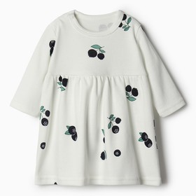 Платье Bloom Baby Черники с дл. рукавом, р. 74 см, молочный