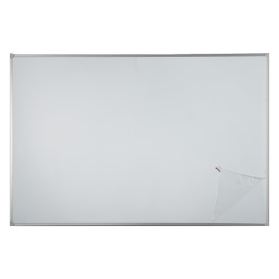 УЦЕНКА Доска магнитно-маркерная 100×150 см, Calligrata СТАНДАРТ, в алюминиевой рамке, с полочкой