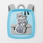 Брошь деревянная детская «Енот», цветная - Фото 2