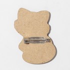 Брошь деревянная детская «Енот», цветная - Фото 3