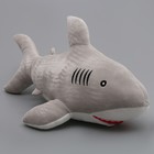 Мягкая игрушка «Акула», 55 см, цвет серый - фото 320456621