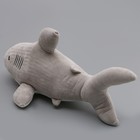 Мягкая игрушка «Акула», 55 см, цвет серый - фото 4106356
