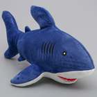 Мягкая игрушка «Акула», 55 см, цвет синий - фото 320456625