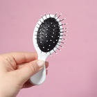 Расчёска-мини массажная, 5,6 × 13,6 см, цвет МИКС - фото 24637621