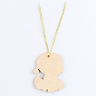 Ёлочная игрушка - подвеска деревянная «Новый год! Лисёнок» - Фото 4