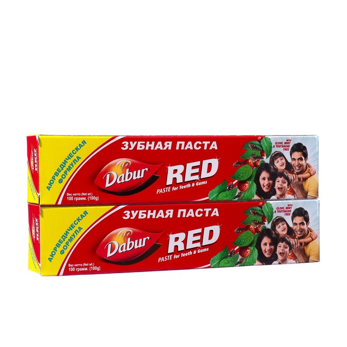 Зубная паста Dabur Red  100 гр. *2шт - Фото 1