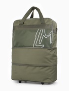 Сумка дорожная 20" на 4 колёсах, отдел на молнии, с увеличением, наружный карман, длинный ремень, хаки - Фото 2