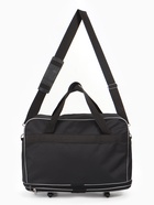 Сумка дорожная 20" на колёсах, отдел на молнии, с увеличением, наружный карман, длинный ремень, чёрная - Фото 6