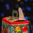 Подарочная коробка "Снеговик с подарком" 16 х 10 х 18 см - Фото 4
