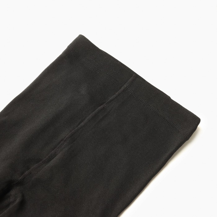 Леггинсы женские утепленные (с термоэффектом), цвет черный, размер 4