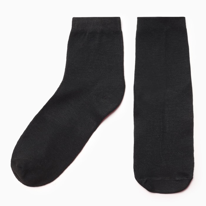 Носки женские, цвет черный, размер 23 - Фото 1