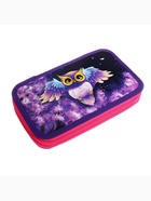 Пенал школьный, 2 секции, 12.5×20.5×4 см «Совушка» - Фото 2