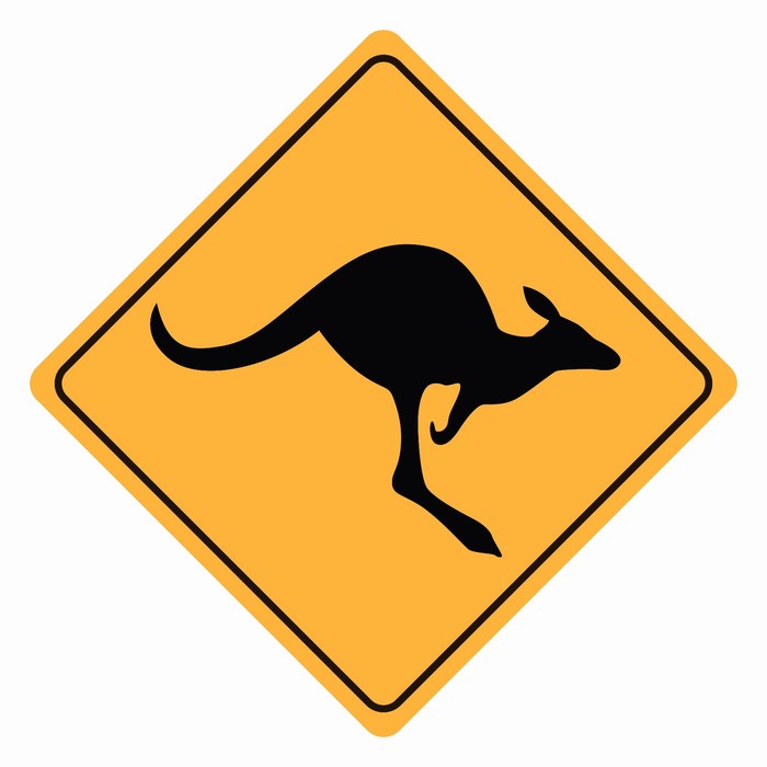 Табличка "Кенгуру", пленка, 200 мм (10097731) - Купить по цене от 294. ...