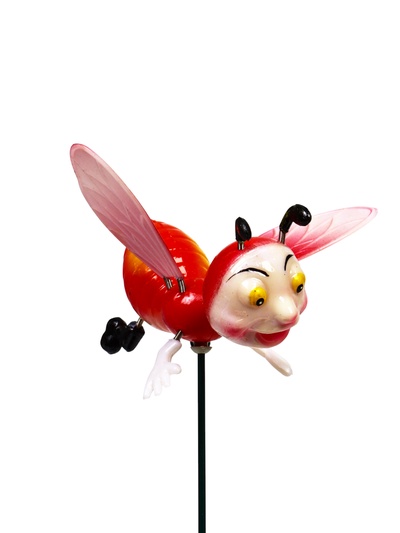 Штекер садовый «Весёлая пчёлка», 14×10 см, h=40 см, МИКС