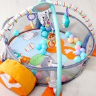 УЦЕНКА Развивающий коврик - манеж 3 в 1 «Лис», 68×68 см, 30 цветных шариков, 5 игрушек, Крошка Я - Фото 4