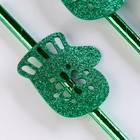 Трубочки для коктейля «Варежки», в наборе 6 шт., зелёные - Фото 3