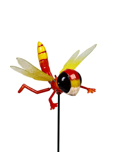 Штекер садовый «Стрекоза волшебница», 14×10 см, h=40 см, МИКС, Greengo