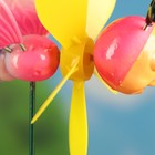 Декор садовый "Пчелка" с пропеллером, штекер 60 см, микс цвета - Фото 6