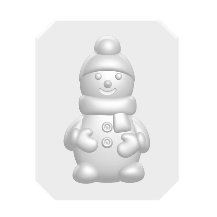 Набор для изготовления мыла «Снеговик»