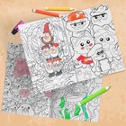 Раскраска, 16 стр., А4 - Фото 3