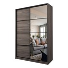 Шкаф-купе 2-х дверный Max 15, 1600×600×2300 мм, зеркало, цвет ясень шимо тёмный - Фото 1