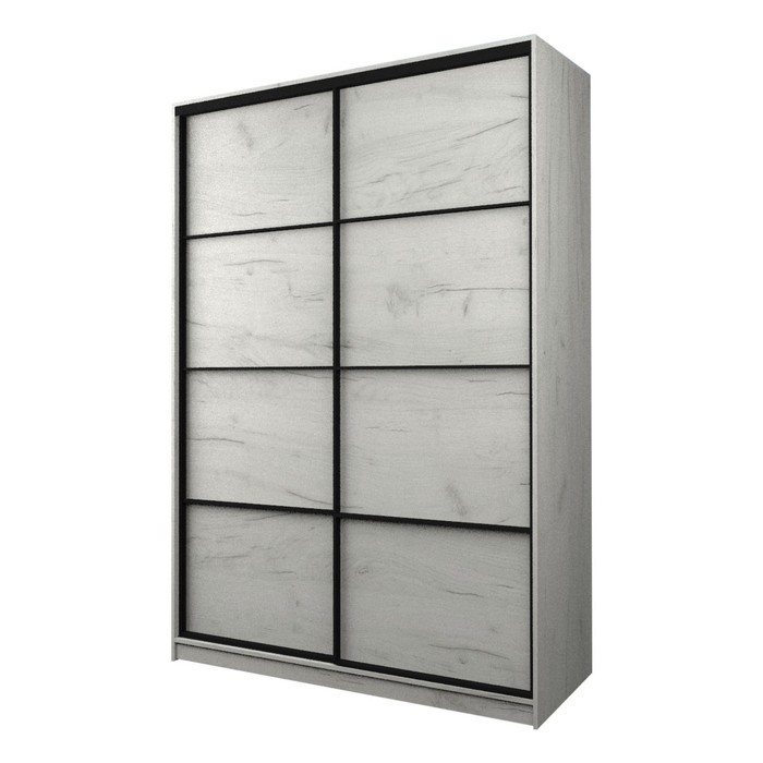 Шкаф-купе Max-МШ-23-6-18-11, 1800×600×2300 мм, цвет дуб крафт белый - Фото 1