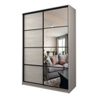 Шкаф-купе Max-МШ-23-6-18-15, 1800×600×2300 мм, зеркало, цвет ясень шимо светлый - Фото 1