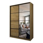 Шкаф-купе Max-МШ-23-6-18-15, 1800×600×2300 мм, зеркало, цвет дуб крафт золотой - Фото 1