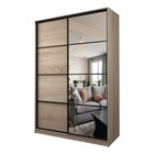 Шкаф - купе Max-МШ-23-6-18-15, с зеркалом, 1800×600×2300 мм, цвет дуб сонома - Фото 1