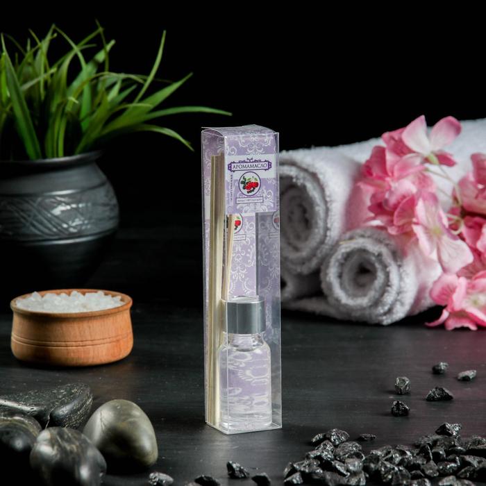 Диффузор ароматический "Флора" 10 мл, палочки 4шт, аромат лесные ягоды - Фото 1