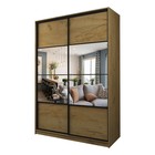 Шкаф-купе Max-МШ-23-6-18-77, 1800×600×2300 мм, зеркало, цвет дуб крафт золотой - Фото 1