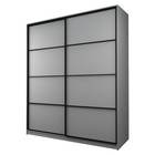 Шкаф-купе Max-МШ-23-6-20/2-11, 2000×600×2300 мм, цвет серый шагрень - Фото 1