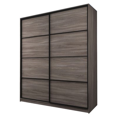 Шкаф-купе 2-х дверный Max 2/11, 2200×600×2300 мм, цвет ясень шимо тёмный