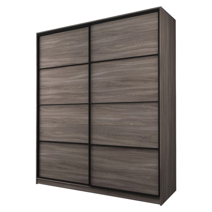 Шкаф-купе 2-х дверный Max 2/11, 2200×600×2300 мм, цвет ясень шимо тёмный - Фото 1