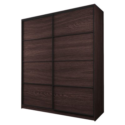 Шкаф-купе Max-МШ-23-6-22/2-11, 2200×600×2300 мм, цвет венге