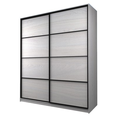 Шкаф - купе Max-МШ-23-6-22/2-11, 2200×600×2300 мм, цвет ясень анкор светлый