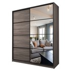 Шкаф-купе 2-х дверный Max 2/15, 2200×600×2300 мм, зеркало, цвет ясень шимо тёмный - Фото 1