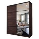 Шкаф-купе Max-МШ-23-6-22/2-15, 2200×600×2300 мм, зеркало, цвет венге - Фото 1
