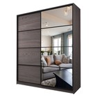 Шкаф-купе 2-х дверный Max 2/15, 2200×600×2300 мм, зеркало, цвет ясень анкор тёмный - Фото 1