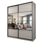 Шкаф-купе Max-МШ-23-6-22/2-77, 2200×600×2300 мм, зеркало, цвет ясень шимо светлый - Фото 1