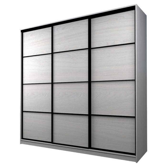 Шкаф-купе Max-МШ-23-6-24-111, 2400×600×2300 мм, цвет ясень анкор светлый - Фото 1