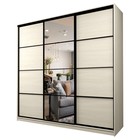 Шкаф-купе Max-МШ-23-6-24-151, 2400×600×2300 мм, зеркало, цвет дуб молочный - Фото 1