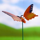 Декор садовый "Бабочка монарх", штекер 40 см, микс цвета - Фото 1