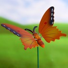 Декор садовый "Бабочка монарх", штекер 40 см, микс цвета - Фото 2