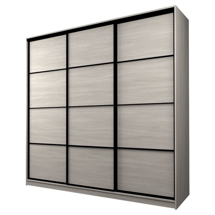 Шкаф-купе Max-МШ-23-6-27-111, 2666×600×2300 мм, цвет ясень шимо светлый - Фото 1