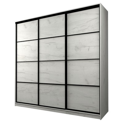 Шкаф - купе Max-МШ-23-6-27-111, 2666×600×2300 мм, цвет дуб крафт белый