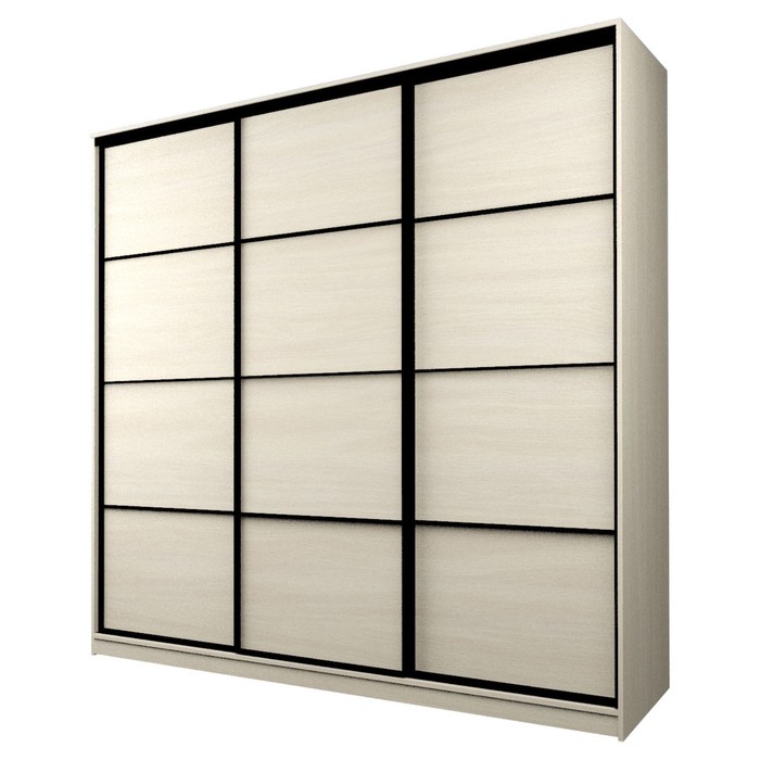 Шкаф-купе Max-МШ-23-6-27-111, 2666×600×2300 мм, цвет дуб молочный - Фото 1
