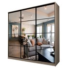 Шкаф-купе Max-МШ-23-6-27-555, 2666×600×2300 мм, зеркало, цвет дуб сонома - Фото 1