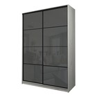 Шкаф-купе Max-МШ-23-6-16-22, 1600×600×2300 мм, цвет дуб крафт белый / стекло тёмно-серое - Фото 1